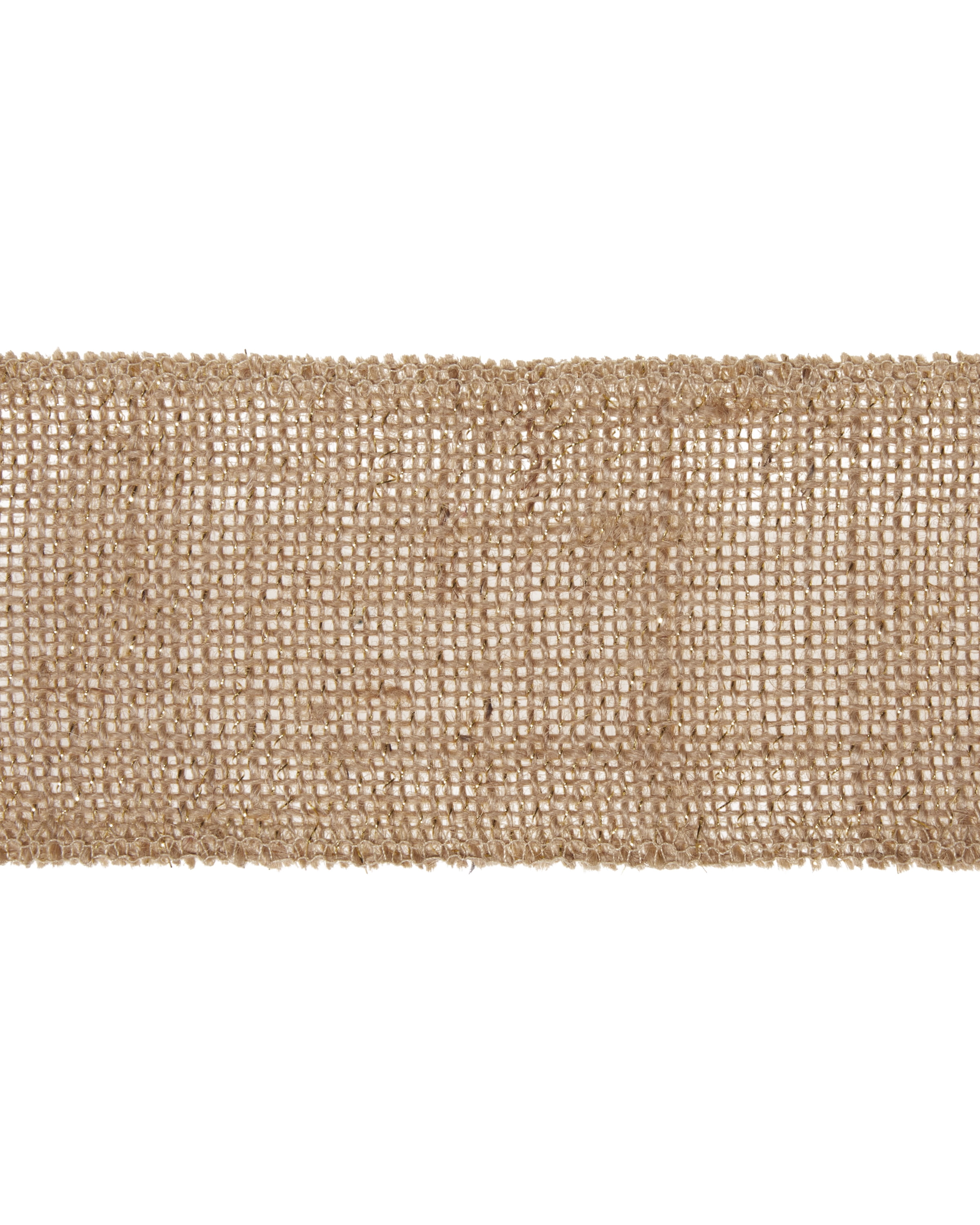 Love, Laugh, Craft Natural Burlap Ribbon, 2.5"W x 3-Yds, Multi-color