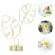 thumbnail image 4 of BRIGHTFUFU Tarjetas de mesa Tarjetas Soporte Monstera Forma Foto Clips Memo Nota Pinza para el hogar, 4 of 8