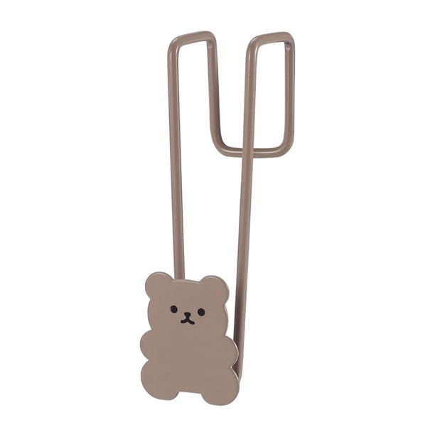 Gancho para puerta trasera, liso, con bordes redondeados, diseño de dibujos animados, gancho multiusos para pijamas y mochilas escolares.
