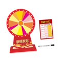 thumbnail image 3 of Abbracc Tabletop Roulette Wheel Portable Prize Turntable for Shops Birthday New Year Multicolor B, 3 of 9