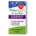 thumbnail image 3 of (3 pack) Prevagen - Regular Strength 10mg, 30 Chewable Tablets Mixed Berry Flavor with Apoaequorin & Vitamin D, 3 of 9