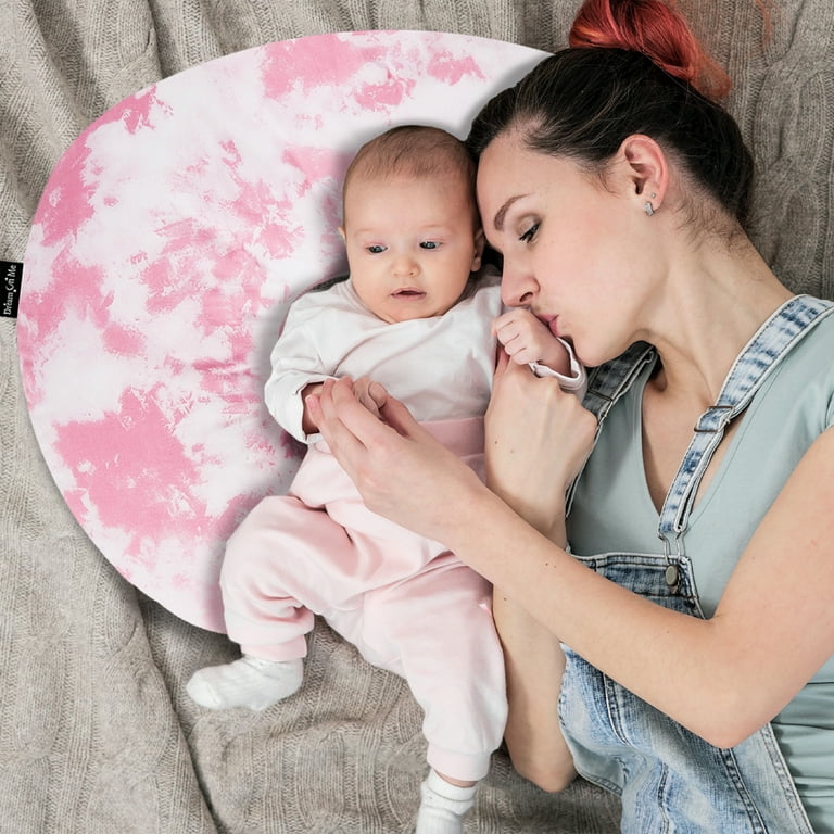 Dream On Me Beeboo Nursing Pillow and Positioner Breastfeeding and Bottlefeeding Pillow Removable and Washable Pillow Cover Soft and Breathable