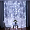 thumbnail image 3 of Noel Xmas Tree Curtain LED String Lights Garland Christmas Decoration for Home USB Remote Holiday Wedding Light for Bedroom Home, 3 of 5