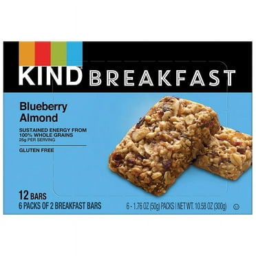 KIND Breakfast Bars Blueberry Almond 10.58 Pack of 2