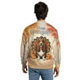 thumbnail image 5 of Happy Thanksgiving Basset Hound Turkey Costume Pumpkins Autumn Leaves All Over Print 3D Sweatshirt Unisex Merch Bassets Dog Breed Lovers Gifts Idea - 13014, 5 of 6