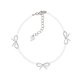 thumbnail image 1 of Wartleves Pulseras de cadena de serpiente Pulsera de nudos de lazo con lazos de cinta para mujer, 1 of 7