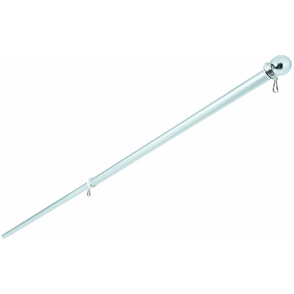 Valley Forge 72 in. L Aluminum Flag Pole Brushed