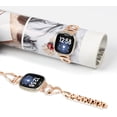 thumbnail image 4 of REQO Compatible with Fitbit Sense/Versa 3 Bands for Women Dressy Metal Wristband Strap Accessory Replacement Bands Bracelet Wristbands for Fitbit Sense/Versa 4/Versa 3 Smartwatch, 4 of 7