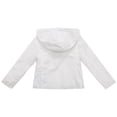 thumbnail image 2 of Richie House Little Girls' Solid Colored Coat with Hood RH1669-B-6/7 White, 2 of 2