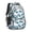 Police and Checkered-1, variant on Police and Checkered White Pattern Backpack for School, Cute School Bag with Adjustable Shoulder Straps and Padded Back, 16.9"x12.6"x5.9"
