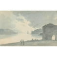 thumbnail image 2 of John Baverstock Knight 24x17 Black Ornate Framed Double Matted Museum Art Print Titled: Dartmouth (1823), 2 of 5