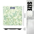 thumbnail image 2 of Digital Bathroom Scale with Large LCD Display,High Capacity Scale 400 lbs High Precision body fat scale-Watercolor Light Green Willow Leaves Pattern, 2 of 4