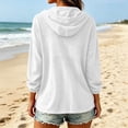 thumbnail image 5 of Jackets for Women Lightweight Long Sleeve Zip up Jacket Loose Fit with Pockets for Outdoor Travel Casual Hooded Jackets,Sizes S-2XL, 5 of 9