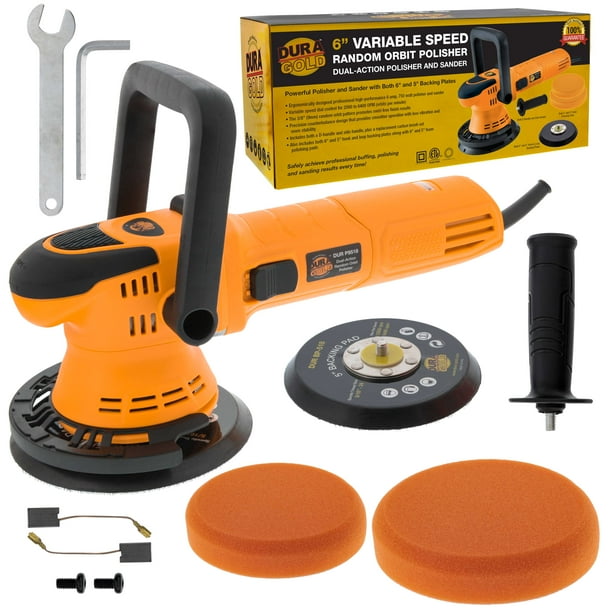DuraGold Heavy Duty 6" Random Orbit DualAction Polisher Buffer Sander
