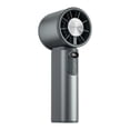 thumbnail image 2 of Portable Rechargeable Handheld High-Speed Fan, Quiet 5-Speed Metal & Plastic Fan with Ice Compartment, Gold, USB Charging, for Home Garage Patio, 1 Pack, 2 of 8