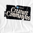 thumbnail image 2 of Creature Commando Logo Women's T Shirt, White, Small, 2 of 5