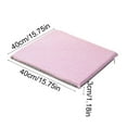thumbnail image 2 of Linen Seat Cushion, Non Slip Indoor Chair Pad, 15.75x15.75 Inch, Washable, Resilient Foam, Suitable for Office, Dining, Car, and Kids Chairs, 2 of 7