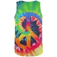 thumbnail image 2 of Peace Sign Tie Dye All Over Mens Tank Top Multi MD, 2 of 2