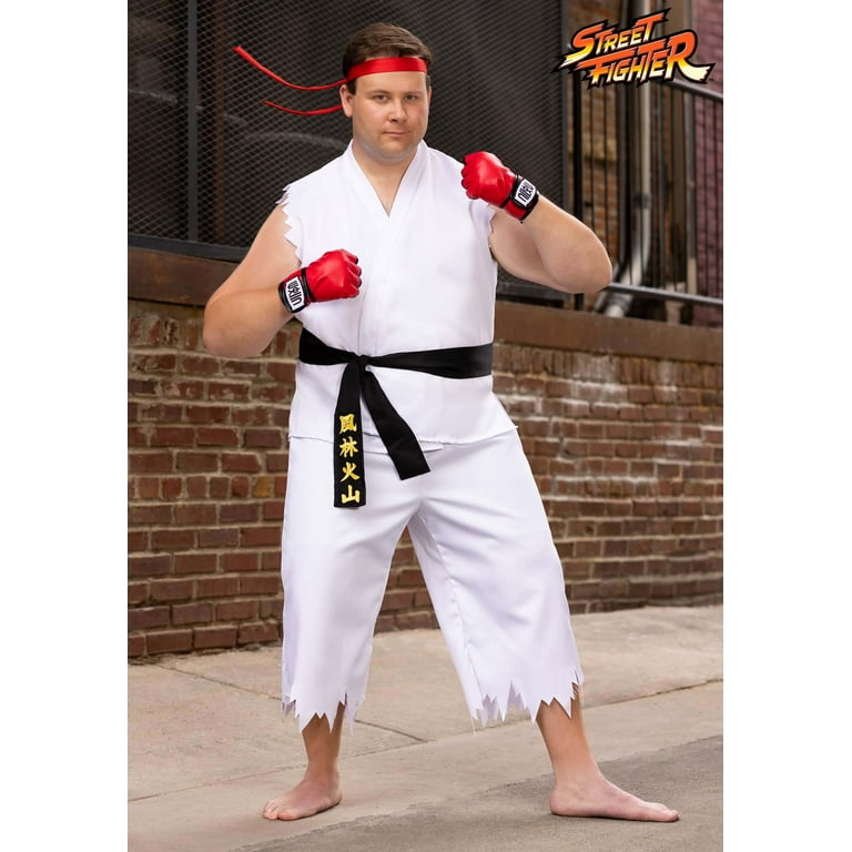  Street Fighter Ryu Costume for Adults : Clothing, Shoes &  Jewelry