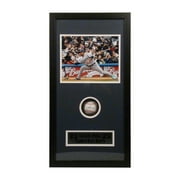AUTOGRAPHED SHADOW BOX W/BASEBALL - Carlos Pena Tampa Bay Rays