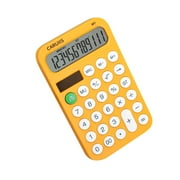 COFEST Mini Calculator Small Cute 12 Digits Standard Function Calculators Large LCD Display Sensitive Button Calculators For Home School Office Yellow