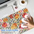 thumbnail image 4 of Long Mouse Pads for Desk,Pioneer Flower Floral Print Pattern Desk Mats on Top Of Desks, Desk Mouse Pad Extra Large with 3mm Non-Slip Base and Stitched Edge for Gaming,Office,Work,Home 31.5"x15.7", 4 of 6