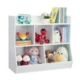 thumbnail image 3 of Toy Storage Organizer with Bookshelf, 5-Cubby Children's Toy Shelf, Toy Storage Cabinet, Suitable for Children's Room, Playroom, Hallway, Kindergarten, School, 3 of 6