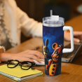 thumbnail image 6 of Lsque Five Nights At Freddy'S Pattern 40 OZ Ice Bully Cup with Handle and Straw, Double Wall Stainless Steel Tumbler Travel Coffee Cup with Lid for Christmas Present, 6 of 8