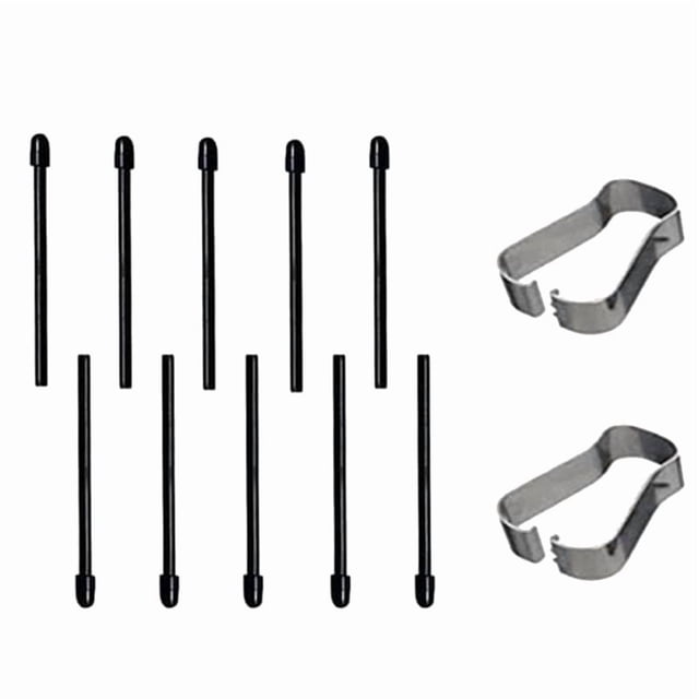 (Paquete de 10) Puntas/Puntas Rotulador para 2 Repuesto LáPiz Capacitivo Suave (Negro)