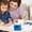 B, variant on Covered Pencil Sharpener for Classroom Crafts - Compact Double Hole Handheld Tool for Students Families and