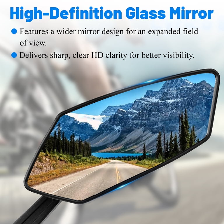 Cyrico Bike Mirror, 2-Pack HD Wide-Angle 360-Degree Adjustable photo 4