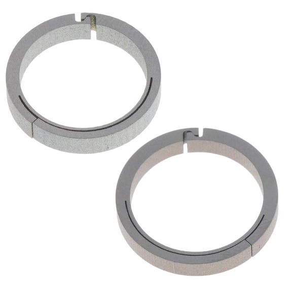 Wswqop 2pcs Round Titanium Clip Hook Mini Carabiner Keychain Key For Camping - Silver, 18-22mm