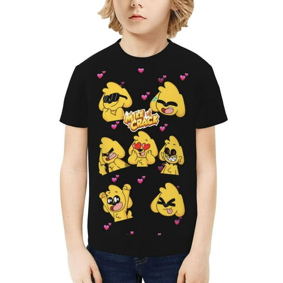 Mikecrack Kids T-Shirt 3d Printed Graphic T-Shirts Boys And Girls Short Sleeve Shirts For Youth Kids X-Small