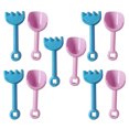 thumbnail image 1 of FRCOLOR dredging shovel 1 Set/10pcs Kids Beach Toys Sand Dredging Toys Thicken Dredging Shovel Rake Funny Children Playthings (5pcs Shovel+5pcs Rake, Random Color),7.87"X2.95"X1.18", 1 of 5