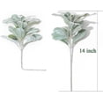 thumbnail image 5 of PARMPH Ceramic Vase Set of 3 with 5PCS Artificial Lambs Ear Greenery Stem Decor, Large Small Ceramic Vase for Rustic Home Decor Accent, Modern Farmhouse Vase Sets Decor Ideal Shelf, Table, Bookshelf, 5 of 11