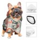 thumbnail image 3 of Fotbe Tropical With Flamingos Sudadera con Estampado para Perros Pequeños – Suéter con Capucha para Mascotas, Tela Suave de Forro Polar con Bolsillo-Large, 3 of 7