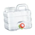 thumbnail image 3 of Contenedor de agua Portador de agua 7.5L con grifo Tanque de agua Fácil de limpiar Jarra de agua compacta para acampar Botella de agua para acampar, 3 of 8