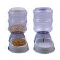 Automatic Pet Water Food Dispenser 3.8L Large Capacity SelfDispensing Gravity Pet Feeder