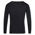 thumbnail image 4 of Dxzfnsa Men's Crewneck Sweater Soild Color Geometric Texture Long Sleeve Casual Pullover Shirt Textured Collared Sweatshirts M-3XL, 4 of 4