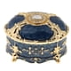 thumbnail image 2 of Joyero retro Joyero esmaltado Joyero Porta joyas Joyero Azul, 2 of 9