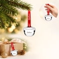 thumbnail image 6 of 24 Pack Christmas Hanging Ornaments with Printed Ribbon,Christmas Mood-Creating Decorations for Christmas Tree Gift Decor,DIY Holiday Arrangement and Home Styling,Silver, 6 of 9
