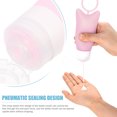 thumbnail image 5 of Pink Travel Bottles Lotion Container Subpackaging Dispenser, 5 of 6