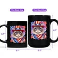 thumbnail image 4 of Patriotic Ragdoll Celebrates 4th of July Mug Cat Lover Kitten Owner Gifts Idea Coffee Tea Cup - 02009, 4 of 4