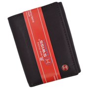 Slim Mens RFID Security Blocking Slim Trifold Credit Card ID Leather Wallet