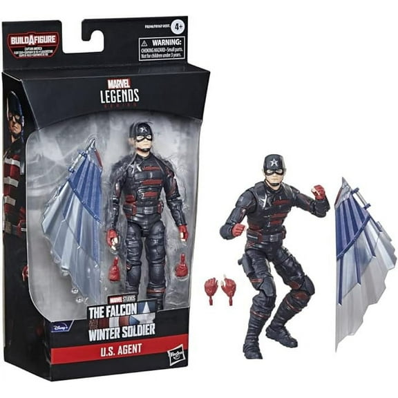 Marvel Legends Series Avengers 6-Inch Action Figure Toy U.S. Agent and 2 Accessories, for Kids Ages 4 and Up