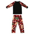 thumbnail image 3 of Fiomva Christmas Pajamas for Family Matching Xmas Christmas Pjs Set Santa Claus Cartoon Print Cute Holiday Family Sleepwear, 3 of 10