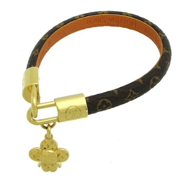 Pre-Owned Louis Vuitton Bracelet Vivienne Women's M6773F Monogram Brown (Like New)