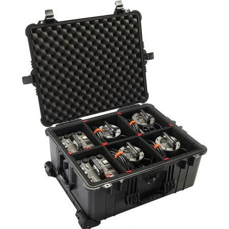 Pelican 1610 Waterproof Case with TrekPak Insert (Black Pelican 1610 Waterproof Case with TrekPak Insert (Black