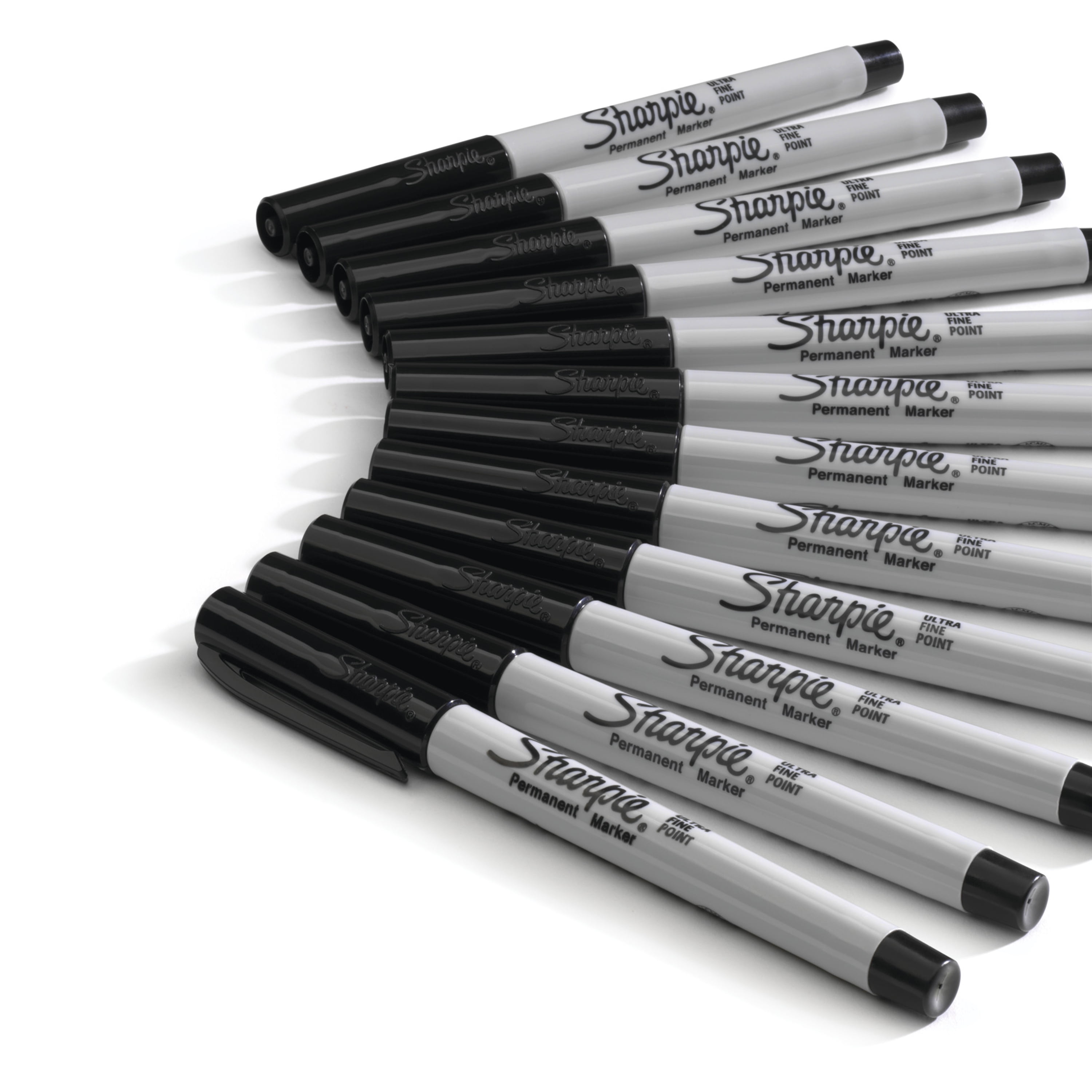 Sharpie Fine Point Water Resistant Pen, Pack of 12, Black
