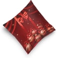 thumbnail image 5 of GZHJMY Christmas Ball Throw Pillow Cover 16 x 16 Inch, Soft Square Cushion Case for Couch Sofa Bedroom Car Farmhouse Home Decor Home Decor, 5 of 7